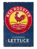 Red Rooster - Vegetable Crate Label