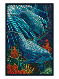 Dolphin - Paper Mosaic