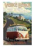 Venice Beach  California - VW Van Cruise