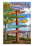 Savannah  Georgia - Sign Destinations
