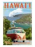 VW Van - Hawaii Volcanoes National Park