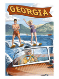 Georgia - Water Skiing Scene