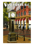 Vancouver  BC - Steam Clock
