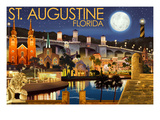 St Augustine  Florida - Night Scene