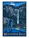 Multnomah Falls  Oregon - Bigfoot