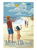 Kite Flyers - Myrtle Beach  South Carolina