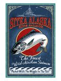 Sitka  Alaska - King Salmon