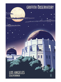 Griffith Observatory at Night - Los Angeles  California