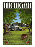 Michigan - Cherry Orchard Harvest