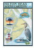 Hilton Head  South Carolina - Nautical Chart