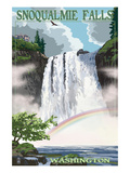 Snoqualmie Falls  Washington - Summer Scene