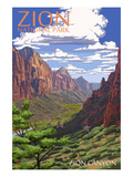 Zion National Park - Zion Canyon View