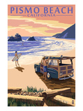 Pismo Beach  California - Woody and Beach
