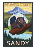 Beaver and Mt Hood - Sandy  Oregon