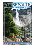 The Mist Trail - Yosemite National Park  California