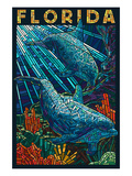 Dolphin Paper Mosaic - Florida