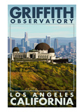 Griffith Observatory Day Scene - Los Angeles  California