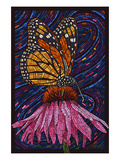 Monarch Butterfly - Paper Mosaic
