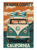 Orange County  California - VW Van
