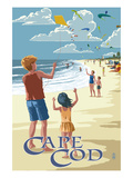 Cape Cod  Massachusetts - Kite Flyers