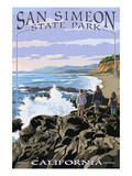San Simeon State Park - Beach Scene - California