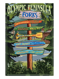 Forks  Washington - Sign Destinations