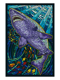 Tiger Shark Paper Mosaic