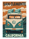 San Clemente  California - VW Van
