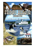 Friday Harbor  San Juan Island  WA - Scenes