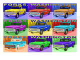 Forks  Washington - Bella's Truck Pop Art