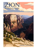 Zion National Park - Zion Canyon Sunset