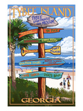 Tybee Island  Georgia - Destination Signs