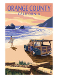 Orange County  California - Woody on Beach