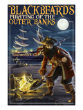 Outer Banks  North Carolina - Blackbeard Pirate and Queen Anne's Revenge