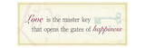 Love is the master key