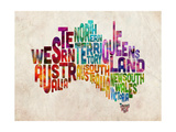 Australia Text Map