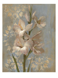 Gladiola on Soft Blue