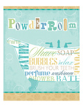 Bathroom Words Tub I