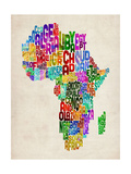 Typography Map of Africa