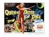 Queen of Outer Space  Center: Zsa Zsa Gabor  1958