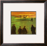 The First Flight by the Wright Brothers at Kitty Hawk