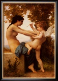 Girl Defending Herself Against Love