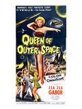 Queen of Outer Space  Center: Zsa Zsa Gabor  1958