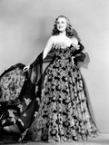 Deanna Durbin in Evening Dress Designed by Howard Greer  1946