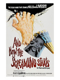 And Now the Screaming Starts!  Pictured On Axe: Stephanie Beacham  1973