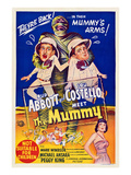 Abbott And Costello Meet the Mummy  Eddie Parker  Bud Abbott  Lou Costello  Marie Windsor  1955