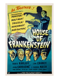 House of Frankenstein  Boris Karloff  Lon Chaney Jr  John Carradine  J Carrol Naish  1944