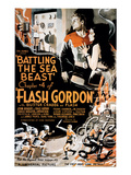 Flash Gordon  Larry 'Buster' Crabbe In 'Chapter 4: Battling the Sea Beast'  1936