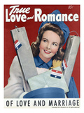 True Love and Romance Vintage Magazine - January 1943 - Cover