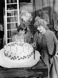 Little Annie Rooney  Mary Pickford  With Niece  Mary Pickford Celebrating Her Birthday On-Set  1925